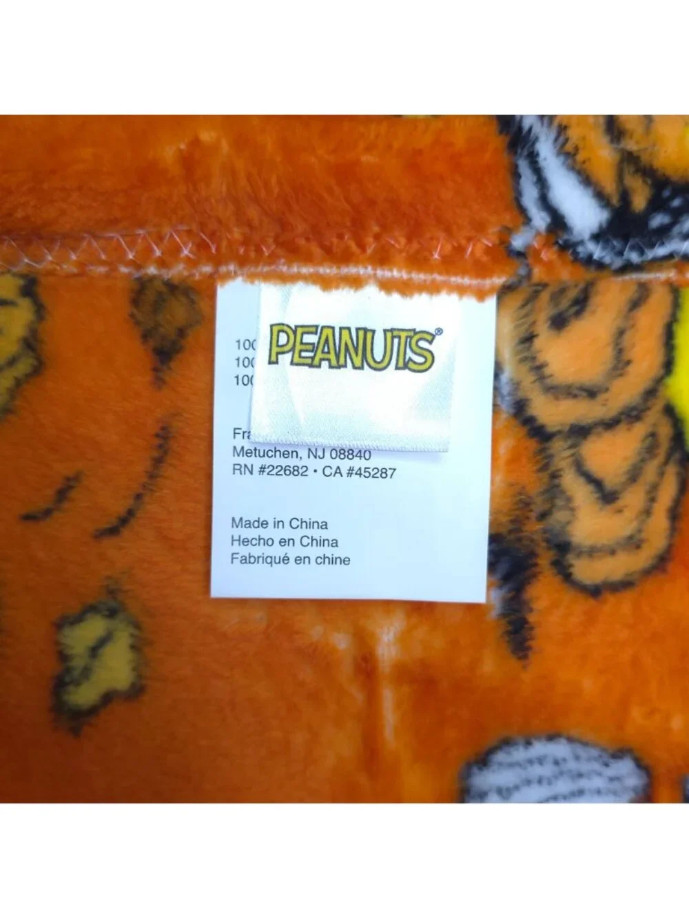 Peanuts Thanksgiving Soft Plush Throw Blanket 50